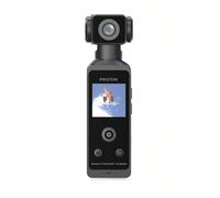 Fotocamera sportiva PRIXTON Snap Pocket DC600, WiFi, app mobile, touch screen rotante da 1,3" a 270°, risoluzione 5K 50MP, custodia subacquea da 30 metri, durata della batteria di 90 minuti, scheda SD