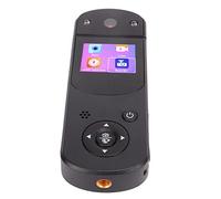 Fotocamera Stenopeica, Mini Videocamera Portatile da 16 MP con Filtro Bellezza per Riprese Video (BLACK)