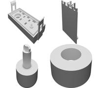 Fotocamera Stenopeica per Pellicola 120 Corpo Stampato 3D Medio Formato