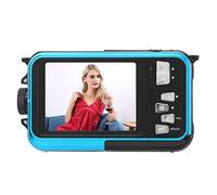 Fotocamera Subacquea, Fotocamera Digitale Impermeabile 1080P 30MP con Display LCD per Campeggio Snorkeling