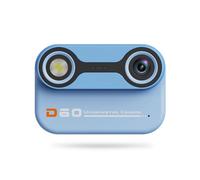Fotocamera Subacquea Impermeabile per Bambini 3 Metri Impermeabile Prima e Dopo il Nuoto con Doppia Fotocamera All'Aperto,Blu