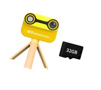 Fotocamera subacquea per bambini con risoluzione 2k, obiettivo 2600w impermeabile per bambini, memoria 32 gb digitale subacqueo adatto ai bambini impermeabile fino a 3 metri, zoom 10x, Mp3