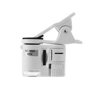 Fotocamera universale con zoom 60X e luce LED, mini microscopio tascabile portatile in ABS per smartphone