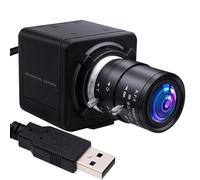 Fotocamera USB da 5 MP Obiettivo varifocale 2.8-12mm Zoom Manuale 4X Lightburn Webcam OV5640 Sensore Close-up Fotocamera 1944P Golf Swing Telecamere Plug&Play per Mac Windows Linux Raspberry Pi