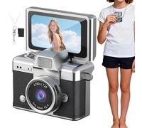 Fotocamera Vintage 64GB Compatta Portatile Retrò Elettronica con LCD | Fotocamera per Ragazze Per Uso in Casa e all'Aperto Resiste a Sole Pioggia Neve per Escursionismo