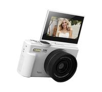 Fotocamera Vlog 5K 75MP con schermo da 3 pollici a 180°, 18X, WiFi e messa a fuoco automatica, luce integrata per fotocamera per principianti con schermo ribaltabile