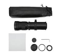 Fotocamere digitali e accessori 420-800mm F8.3-16 Teleobiettivo zoom manuale per fotocamera con anello adattatore per fotocamere AF 27 * 9 * 9 cm obiettivo e accessori
