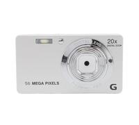 Fotocamere Digitali, Fotocamera Compatta da 56 MP 4K con Zoom 20X con Schermo a Colori IPS da 2,7, Antivibrazione Autofocus Punta e Scatta Fotocamere Digitali Portatili per