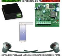 FOTOCELLULE ANTISCHIACCIAMENTO PER PORTE SCORREVOLI AUTOMATICHE DA INCASSO 24 V