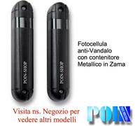 FOTOCELLULE FOTOCELLULA ANTI VANDALO PORTE E CANCELLI AUTOMATICI REGOLAB. 0-90°