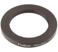 Fotodiox - Adattatore per filtro ad anello in metallo anodizzato, 37-28 mm, 37-28 mm, colore: Nero