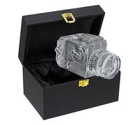Fotodiox Crystal Medium formato camera model - 2/3 Of Real Life Size REPLICA of Display Hasselblad 503 cm W/80 mm f/2.8 CF Lens; Hoff Eight, Book Shelf, Bookends, Paper Weight