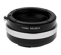 Fotodiox Pro - Adattatore con comando di apertura per Canon EOS M, colore: Nero