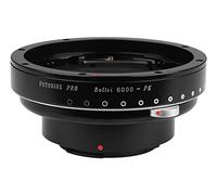 Fotodiox Pro-Adattatore obiettivo con controllo apertura, con Iris, per fotocamera Rollei, Rolleiflex) 6000 Series Pentax K-Mount (PK) obiettivo per fotocamere digitali