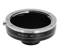 Fotodiox Pro Adattatore per obiettivi Canon EOS (EF / EF-S) D/SLR a C-Mount (attacco a vite da 1") Cine e CCTV (EOS-C-Pro)