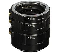 Fotodiox Pro Auto Kit Tubo di estensione macro per fotocamere Canon EOS EF e Efs, Messa a fuoco automatica, AE, 13 mm, 21 mm, 31 mm.