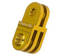 Fotodiox Pro GoTough Extender - Braccio di estensione in alluminio per GoPro Hero HD/1/2/3/3+/4, 20 mm, colore: Oro