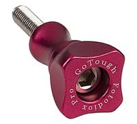 Fotodiox Pro GoTough thumbs CREW del piede chiavi in alluminio corta per GoPro HD Hero 1/2/3, 25 mm, rosso metallizzato
