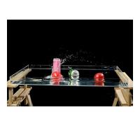 Fotografare gli attrezzi, Serbatoio d'acqua acrilico poco profondo, vassoio di stoccaggio trasparente portatile, altezza 6/10 cm, accessori for riprese pubblicitarie cosmetiche, for fotografia gallegg