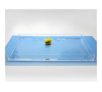 Fotografare gli attrezzi, Vassoio fotografico con increspature d'acqua, serbatoio d'acqua poco profondo trasparente, altezza 5,5/10 cm, accessori for riprese pubblicitarie cosmetiche(80x80x5.5cm)