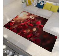 Fotografia Botanica Tappeti d'Arte Rosso Autunno Foglie Natura Paesaggio Tappeto per Soggiorno Camera Da Letto Home Office Cucina Pieghevole 90x150cm