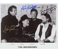 Fotografia degli Highwaymen 8 X 10 | Johnny Cash | Waylon Jennings | Willie Nelson | Kris Kristofferson | Supergruppo fuorilegge Paese | Foto magnifica | Stampa artistica