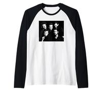 Fotografia di Bazooka Joe Adam Ant Early Rock Band Chris Duffy Maglia con Maniche Raglan