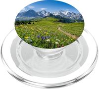 Fotografia di paesaggio della valle del sentiero di montagna del prato al PopSockets PopGrip per MagSafe