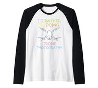 Fotografia Drone Fotografia Professionale Maglia con Maniche Raglan