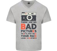Fotografia Il Tuo Viso Divertente Fotografo Maglietta In Cotone A V