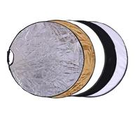 Fotografia riflettore, Riflettore di luce fotografico 5 in 1 multicolore 60-110 cm(60CM-5in1)