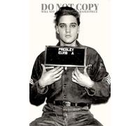 Fotografia segnaletica dell'esercito di Elvis Presley, 28 x 43 cm, magnifico ritratto militare del 1960, cantante iconico rock and roll, leggendaria musica americana, foto rara, stampa artistica