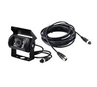 Fotografica Retrovisione Per Camion Rimorchi Pick-up Camper Telecamera Per Retromarcia Porta AV A 4 Pin Notturna A Infrarossi Impermeabile(15m 4Pin Cable,With line)