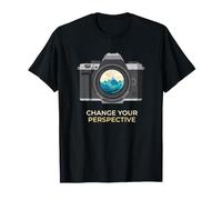 Fotografo Cambia Prospettiva Escursionista Natura Maglietta