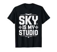 Fotografo di Drone Il Cielo E Mio Studio Fotografia Aerea Maglietta