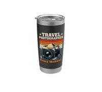 Fotografo di viaggio in ogni momento Bicchiere termico in acciaio inox doppia parete