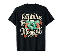 Fotografo Vintage Fotocamera Classica Cattura Il Momento Uomo Maglietta