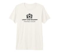 Fotografo Visione Incorniciata Luce E Ombra Maglietta Premium