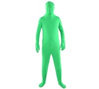 Fotography Green Chromakey Bodysuit | Costume da allungamento unisex per lo streaming live/effetti cinematografici | Abito da uomo che scompare per le riprese (170cm)