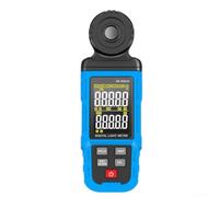 Fotometro digitale ad alta Lux Meter 9999 Conteggio Memoria Misuratore di Luce a risposta rapida per Fotografia Laboratori Fabbriche Blu Nero (SK-8301A)