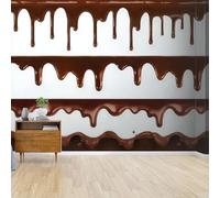 Fotomurale Cioccolato Fuso Carta da Parati Carino 3D Fotomurali In Tessuto Non Tessuto 300x210 Decorazione Parete Camere da Letto Soggiorno Pareti Murale Poster Giganti a-4676