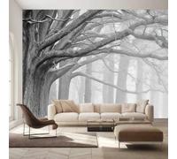 Fotomurale da Parete 400x280 cm Querce Non Autoadesivo | Carta da Parati Foresta Antica, Tessuto Non Tessuto, Stampa HD, Decorazione per Camera da Letto e Soggiorno