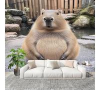 Fotomurale da Parete Simpatico Modello di Porcellino D'India Decorazioni D'interni Pareti Camera De Letto Soggiorno 3D Carta Parati Animale Tessuto Non Tessuto Murali Poster 300x210 cm