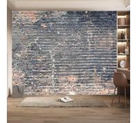 Fotomurale Muro di Mattoni D'epoca Carta da Parati Rurale 3D Fotomurali In Tessuto Non Tessuto 250x175 Decorazione Parete Camere da Letto Soggiorno Pareti Murale Poster Giganti a-3403