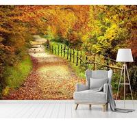 Fotomurale Paesaggio Rurale Carta da Parati Azienda Agricola 3D Fotomurali In Tessuto Non Tessuto 200x140 Decorazione Parete Camere da Letto Soggiorno Pareti Murale Poster a-8850