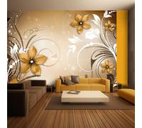 Fotomurale - Rapsodia Marrone 350X245 cm Carta da Parato Erroi