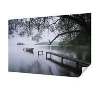 Fotomurali Adesiva 104x70 cm per Soggiorno e Camera da letto Autoadesiva Antimacchia Decorazione della Parete Montaggio Murale Stampa di Alta Qualità - Un lago calmo