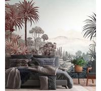 Fotomurali Con Tropici Dschungellandschaft E Leggero Gradiente Come Feltro