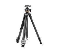 Fotopro Fotopro Origin Plus - Treppiede compatto in fibra di carbonio, con gambe profilate da 152,4 cm, treppiede portatile da viaggio, carico massimo 20 kg, con testa a sfera super grande, borsa