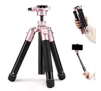 Fotopro Mini Treppiede Da Viaggio Leggero E Compatto Da 152,4 Cm, Con Testa a Sfera a 360 Gradi, Supporto Per Telefono Staccabile, Per Fotocamera E Telefono, Carico Massimo